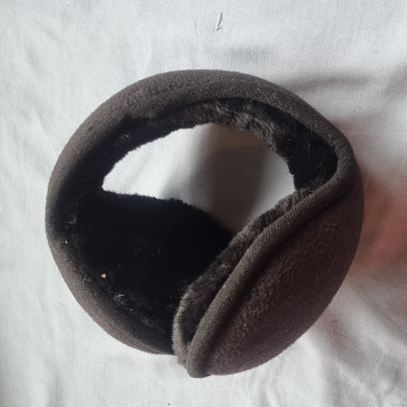 Brown Fleece Ear Muffs - Picture 3 of 3
